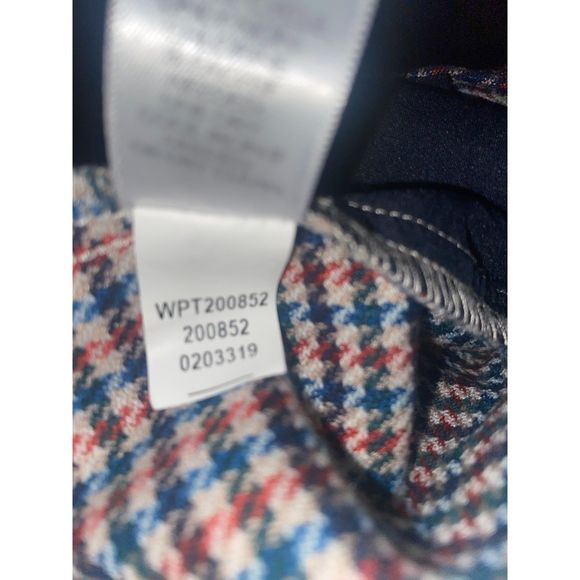 J.Jill Pull On Pants Houndstooth Multicolor Cuffed Ankle Petite 12P - Picture 6 of 6